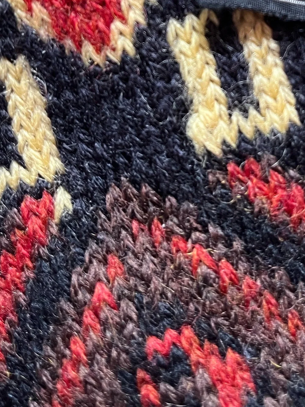 Bloomingdale's Vintage Men's Wool Fringed Scarf